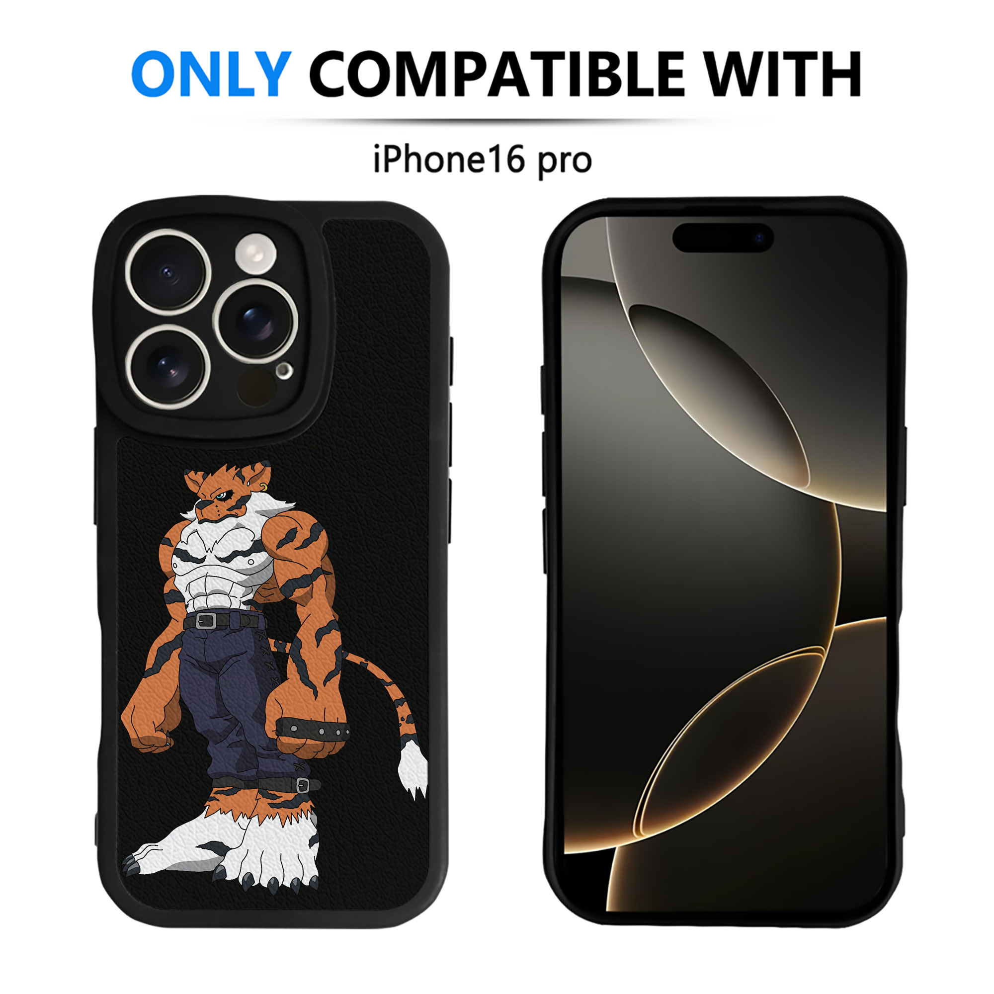 （画像用） Digimon デジタルモンスター/デジモン 【iPhone 16シリーズ対応】シリコンスマホケース（レザー調） 材質：シリコン